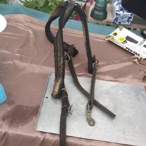 Vintage Black and Tan Horse Harness